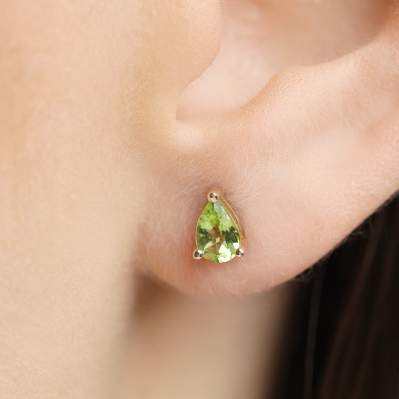 Komplet biżuterii z perydotami (E43737YSPT+P43737YPT+R43737YPT) - zdjęcie: 7