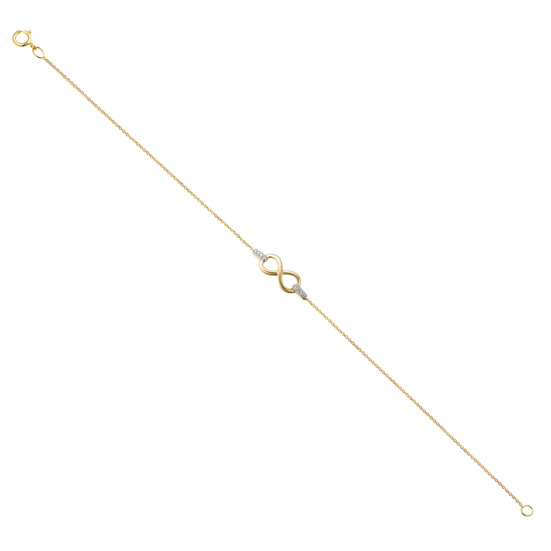 Bransoletka z diamentami (B06419 Y C) - zdjęcie: 1