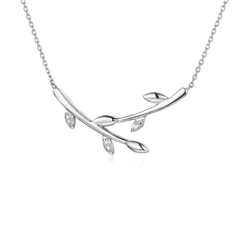 Naszyjnik z diamentami (N07131 W C) - zdjęcie: 1