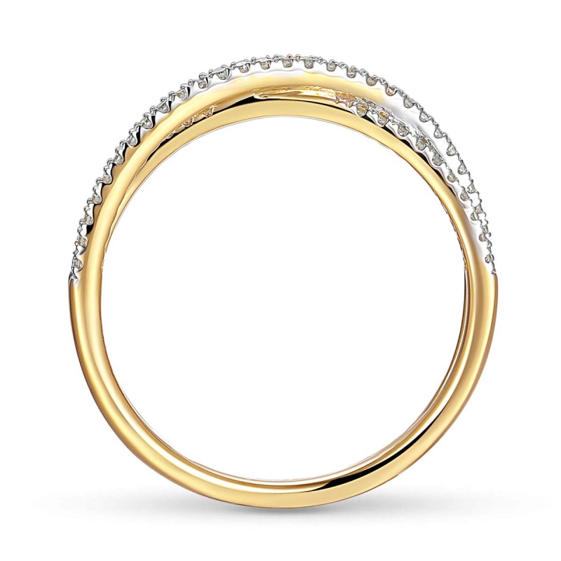 Pierścionek z diamentami (R79936 Y): 7 - zdjęcie: 2