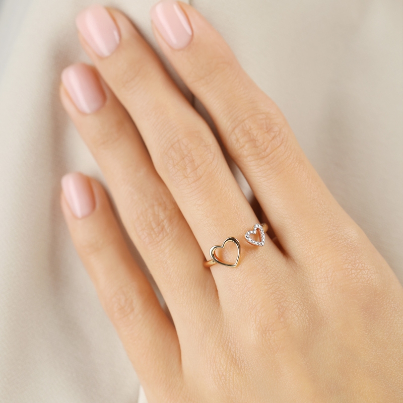 Pierścionek z diamentami (R99018 Y) : 13 - zdjęcie: 2