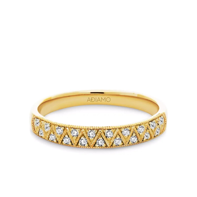 Obrączka ślubna z diamentami, 3,1 mm (O-R79254 Y): 7 - zdjęcie: 1