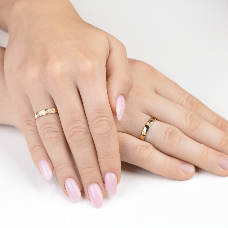 Obrączka żółte złoto, 3,7 mm (O-R99903 Y): 18 - zdjęcie: 2