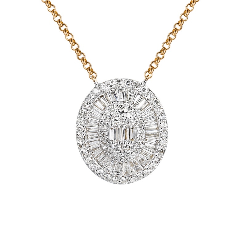 Naszyjnik z diamentami (N11877 Y) - zdjęcie: 1