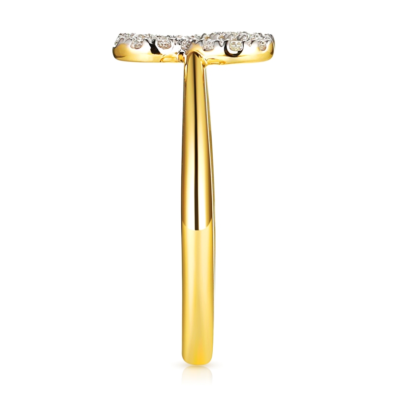 Pierścionek motyl z diamentami (R97754 Y): 14 - zdjęcie: 4