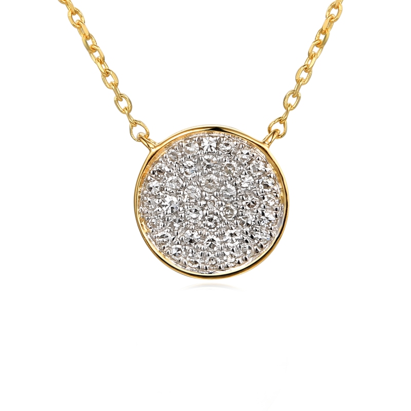 Naszyjnik z diamentami (N03632 Y C) - zdjęcie: 1