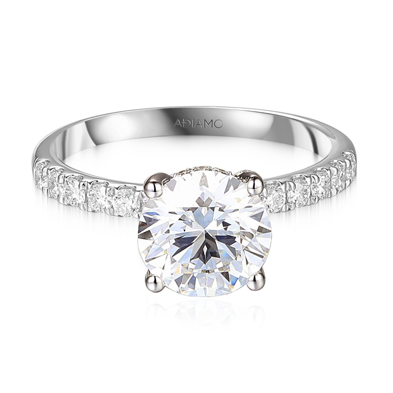 Pierścionek z diamentem laboratoryjnym (R100453 W LGD 2,04ct): 13 - zdjęcie: 3