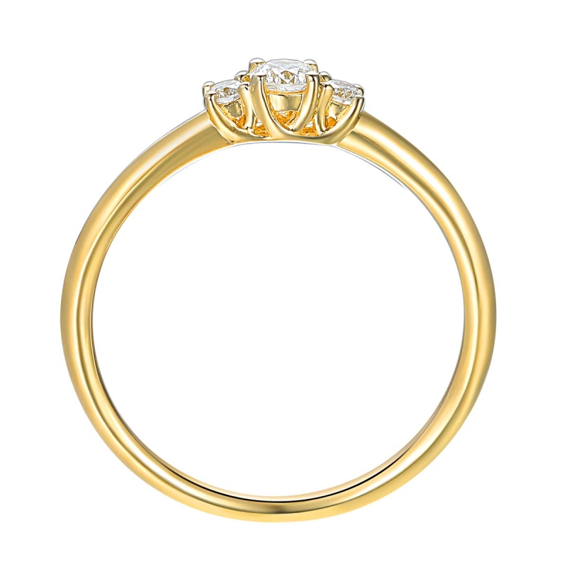 Pierścionek z diamentami (R66570 Y): 10 - zdjęcie: 4