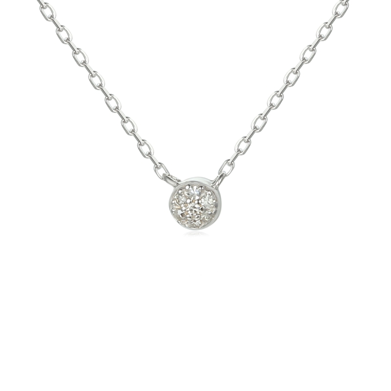 Naszyjnik z diamentami (N05947 W C) - zdjęcie: 1