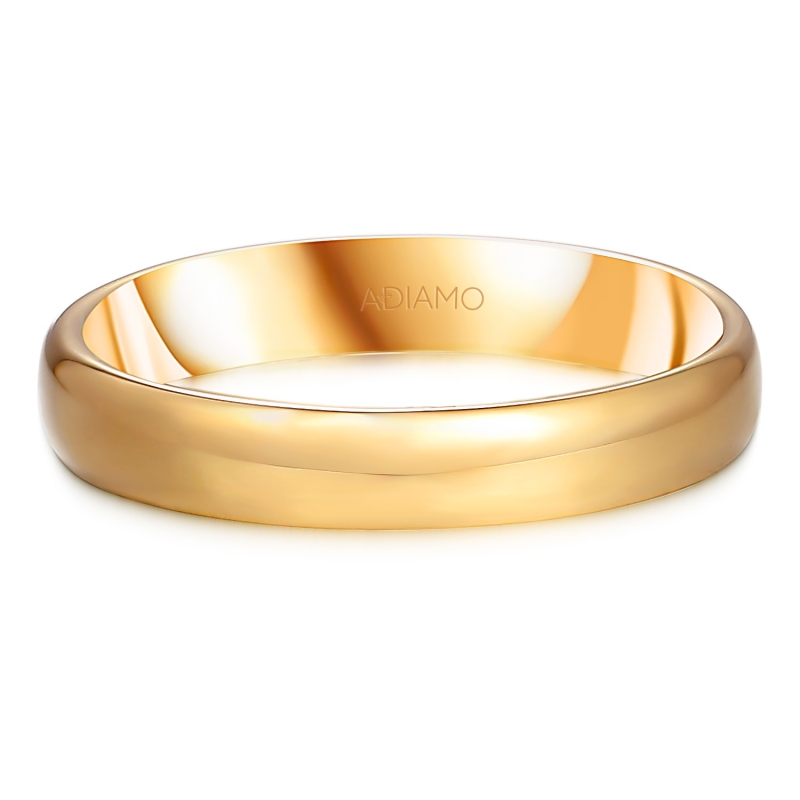 Obrączka żółte złoto, 3,5 mm (O-R103860 Y): 10 - zdjęcie: 2