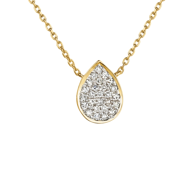 Naszyjnik z diamentami (N05789 Y C) - zdjęcie: 1