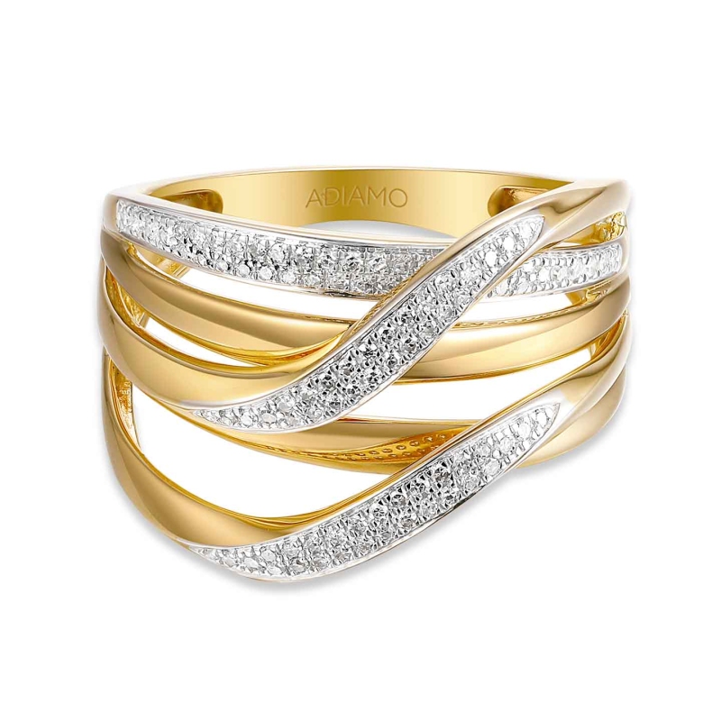 Pierścionek z diamentami (R67882 Y): 17 - zdjęcie: 2