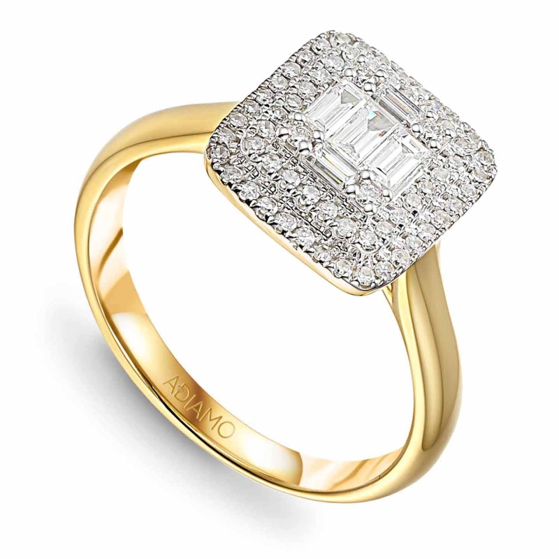 Pierścionek z diamentami (R59279 Y): 7 - zdjęcie: 1