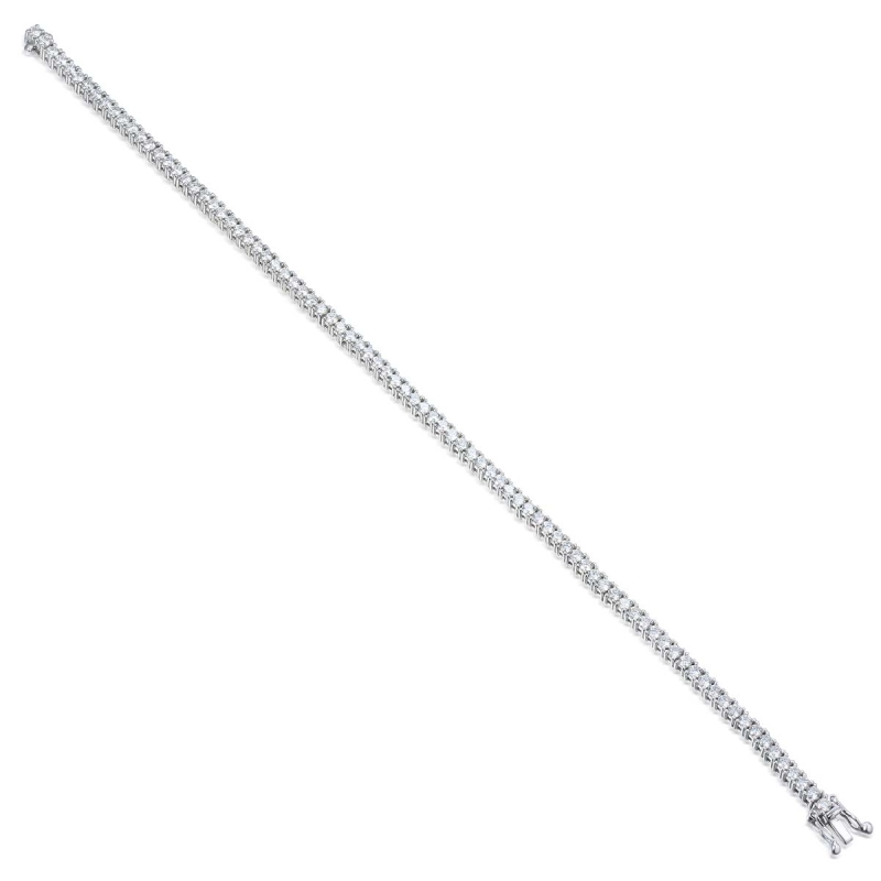 Bransoletka tenisowa z diamentami 2,98 ct (B01538 W) - zdjęcie: 1