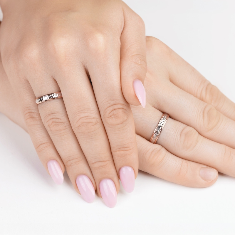 Obrączka dwukolorowe złoto, 4 mm (O-R99914 RW): 18 - zdjęcie: 2