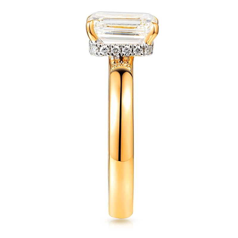 Pierścionek z diamentem laboratoryjnym (R102729 Y LGD 2,06ct): 14 - zdjęcie: 3