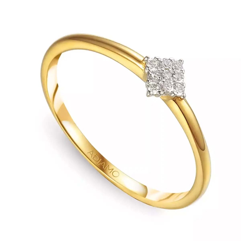 Pierścionek z diamentami (R69352 Y): 8 - zdjęcie: 1