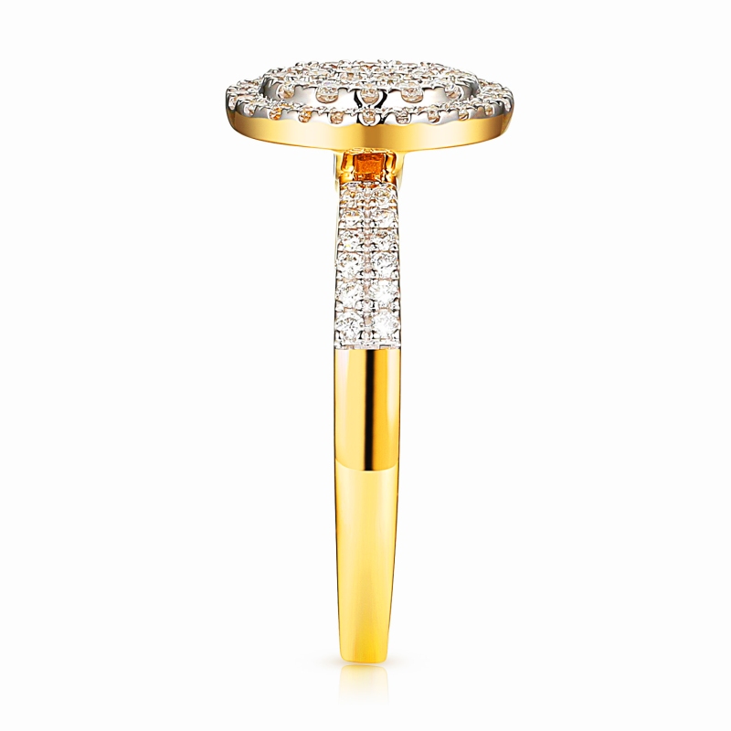 Pierścionek z diamentami (R100132 Y): 13 - zdjęcie: 3