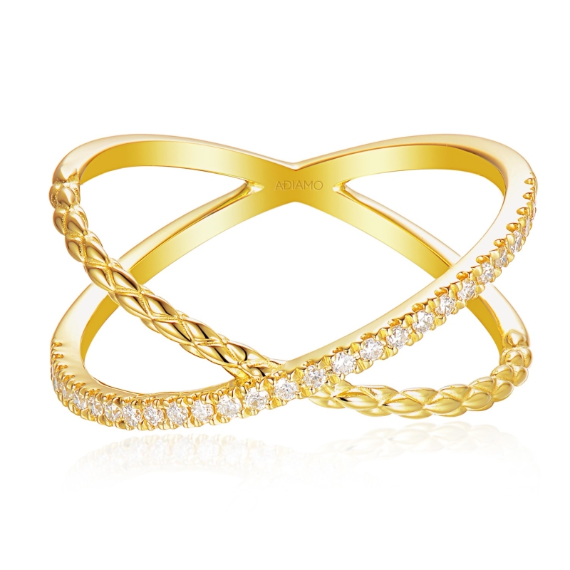 Pierścionek z diamentami (R94457 Y): 15 - zdjęcie: 2