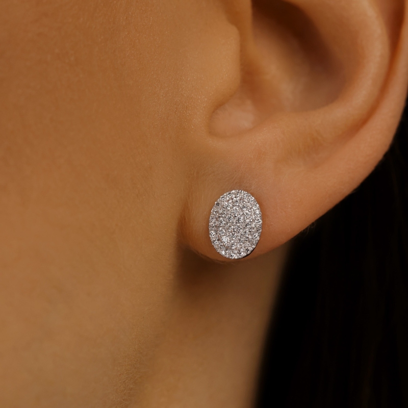 Kolczyki z diamentami (E100132 Y S) - zdjęcie: 3