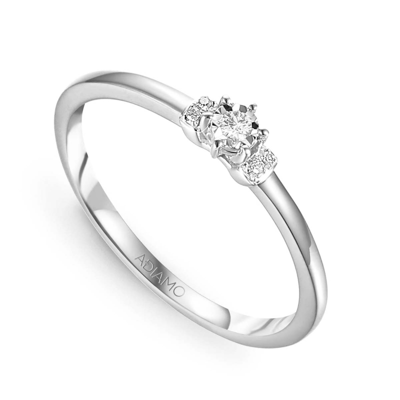 Pierścionek z diamentami (R69988 W 0,02ct): 22 - zdjęcie: 1