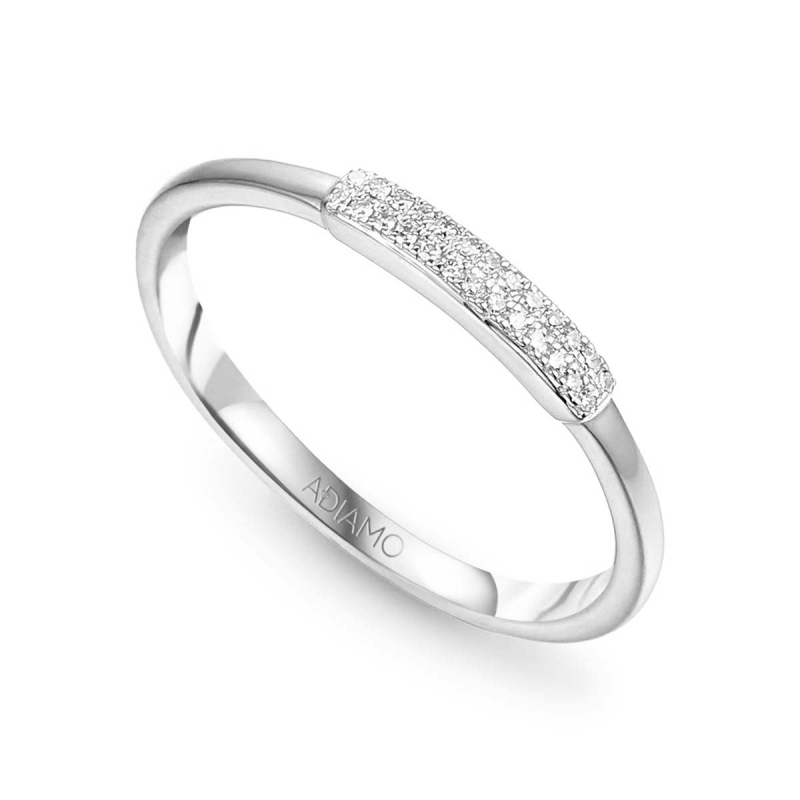 Pierścionek z diamentami (R64509 W): 10 - zdjęcie: 1