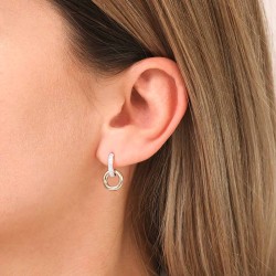 Kolczyki z diamentami (E93441 Y) - zdjęcie: 3