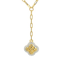 Naszyjnik z diamentami (N11544 Y) - zdjęcie: 2