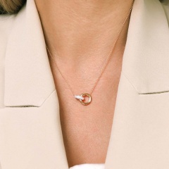 Naszyjnik z diamentami (N11450 Y)