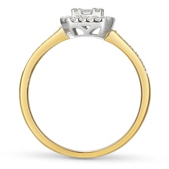 Pierścionek z diamentami (R93397 YW)