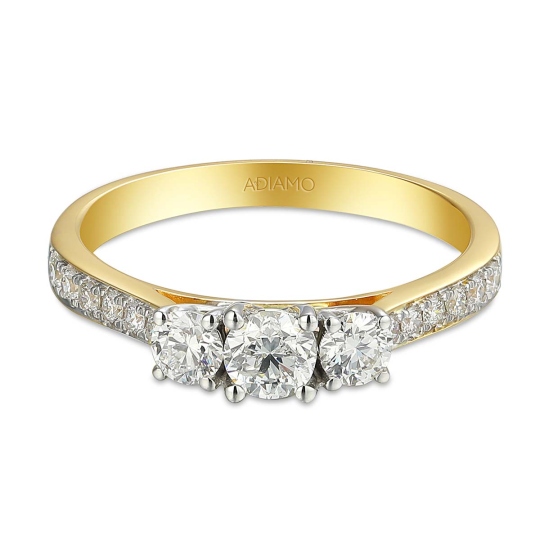 Pierścionek z diamentami (R40162 YW): 8