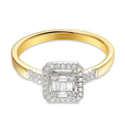 Pierścionek z diamentami (R93399 YW): 7 - zdjęcie: 4