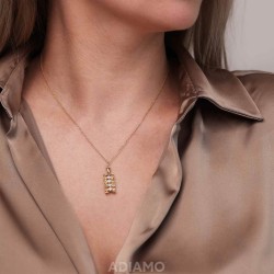 Zawieszka z cytrynami i diamentami (P84144 Y CT) - zdjęcie: 3