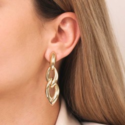 Kolczyki złote wiszące (E11260 Y) - zdjęcie: 3