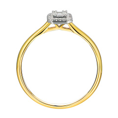 Pierścionek z diamentami (R71618 YW)