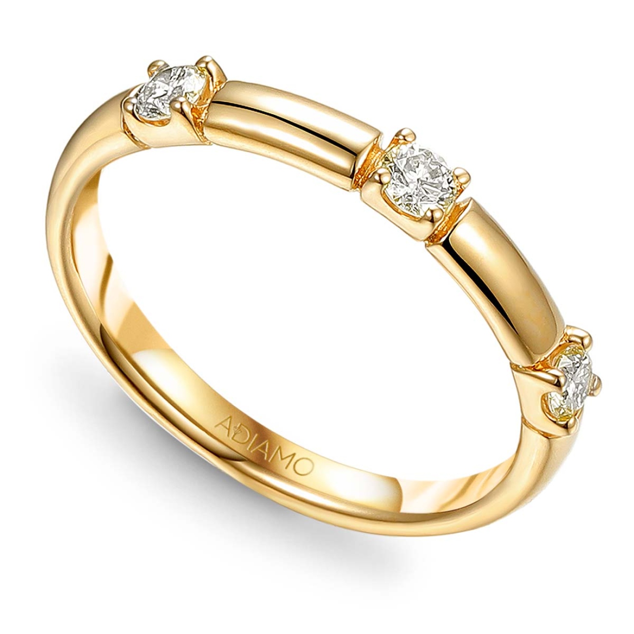 Pierścionek obrączkowy z diamentami (R86664 Y): 14