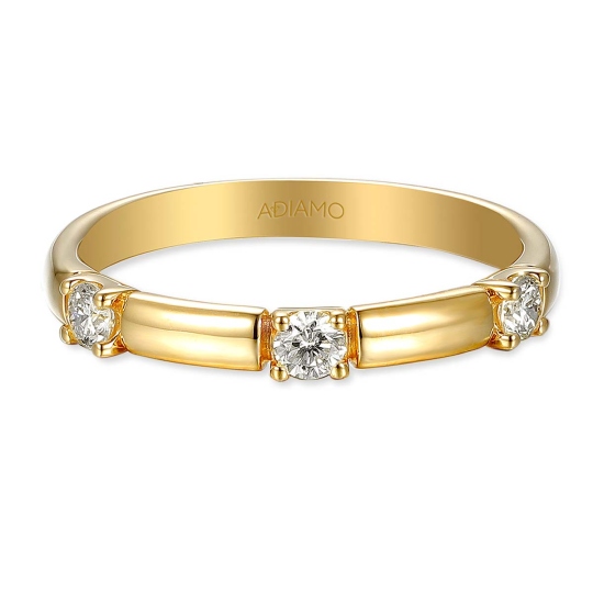 Pierścionek obrączkowy z diamentami (R86664 Y): 14