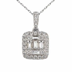 Zawieszka z diamentami (P58325 W) - zdjęcie: 2