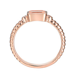 Pierścionek z morganitem i diamentami (R85575 R MR): 8 - zdjęcie: 3