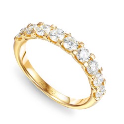 Pierścionek obrączkowy z diamentami (R82597 Y 1,00 ct): 10 - zdjęcie: 2