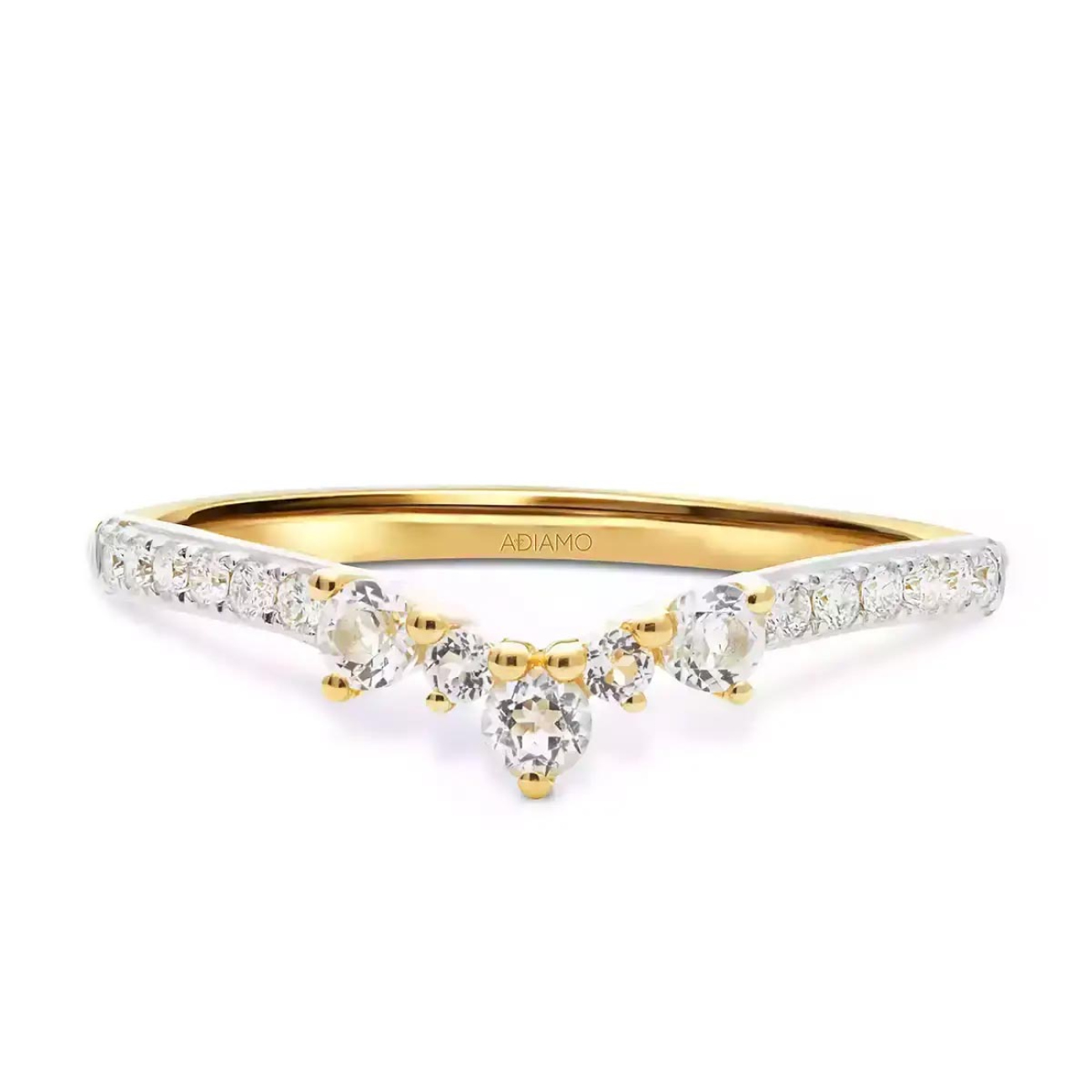 Pierścionek z diamentami (R82010 Y): 8