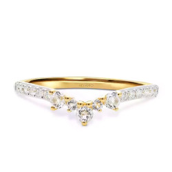 Pierścionek z diamentami (R82010 Y): 8 - zdjęcie: 2