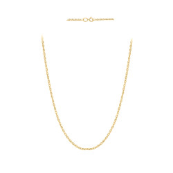 Łańcuszek żółte złoto splot rolo 45cm - zdjęcie: 2