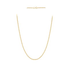 Łańcuszek z żółtego złota - splot rolo - 45 cm - 2,34 g (N77774+Y+234)