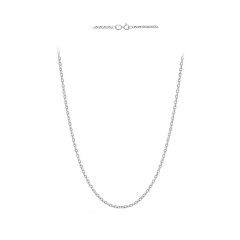 Łańcuszek białe złoto splot rolo 45cm