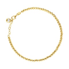 Bransoletka złota z kuleczkami