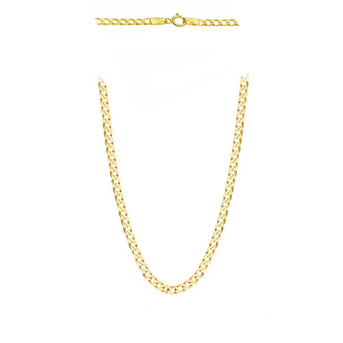 Łańcuszek złoty splot pancerka 45 cm 4,63g (N35 Y)