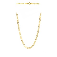 Łańcuszek złoty splot pancerka 45 cm 4,63g (N35 Y)