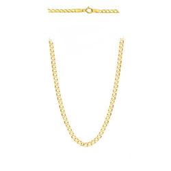 Łańcuszek złoty splot pancerka 45 cm 4,63g (N35 Y) - zdjęcie: 2