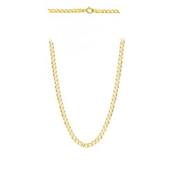 Łańcuszek złoty splot pancerka 45 cm 4,63g (N35 Y) - zdjęcie: 2